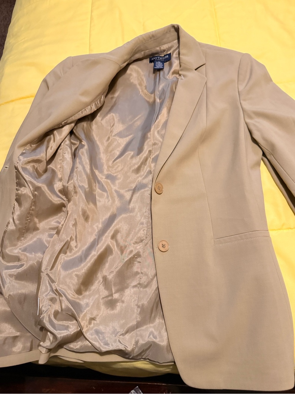 Ann Taylor Beige Blazer